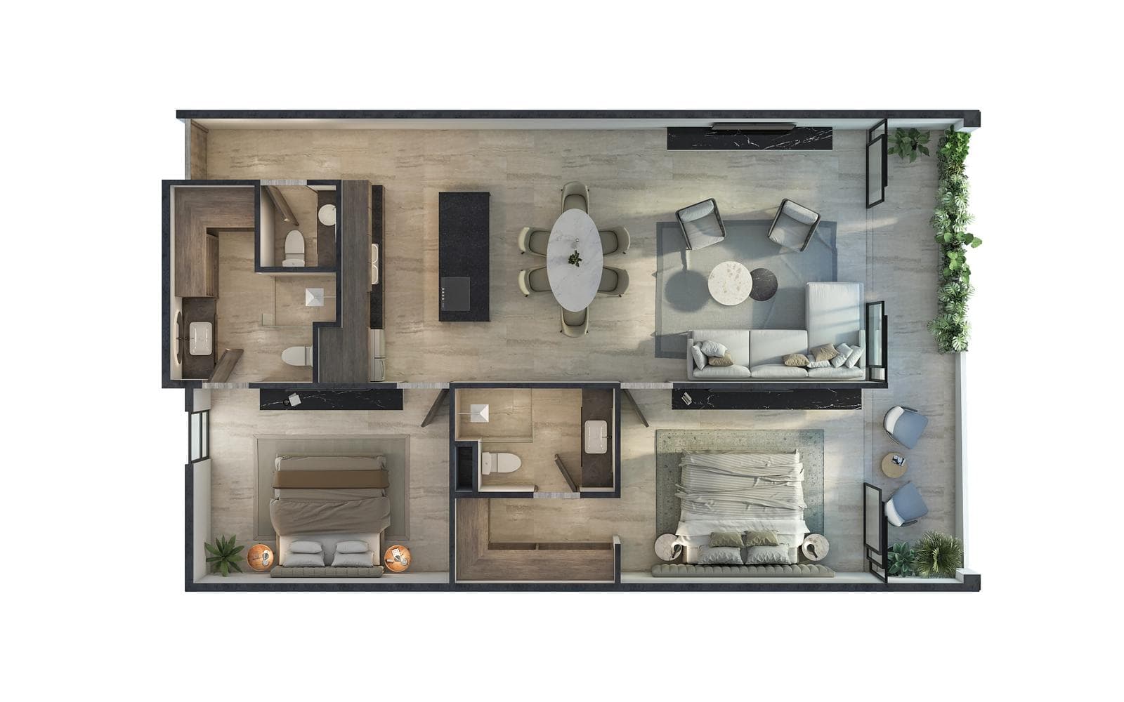 Apartment for Sale in Temozon, Merida, Yucatan