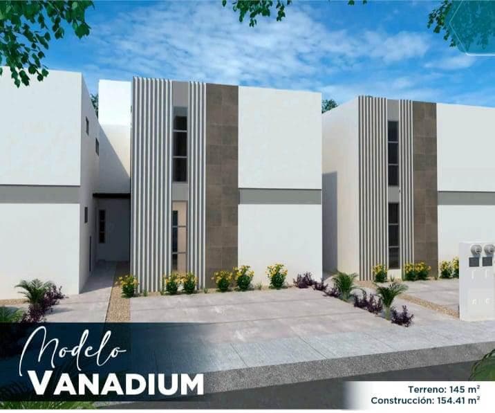 House for Sale with 3 Bedrooms, 4 Solar Panels, Terrace, in a Residential Complex in Playa del Carmen.