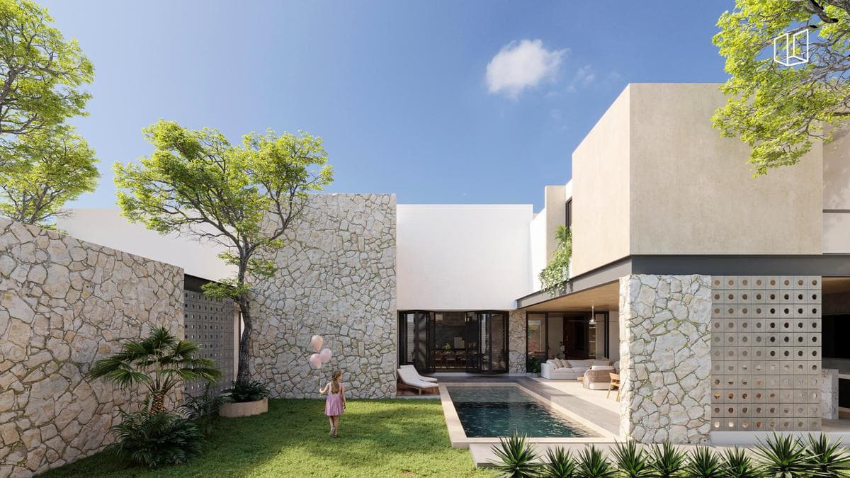 House for sale on Privada Manantiales de Cocoyoles in Mérida, Yucatán.