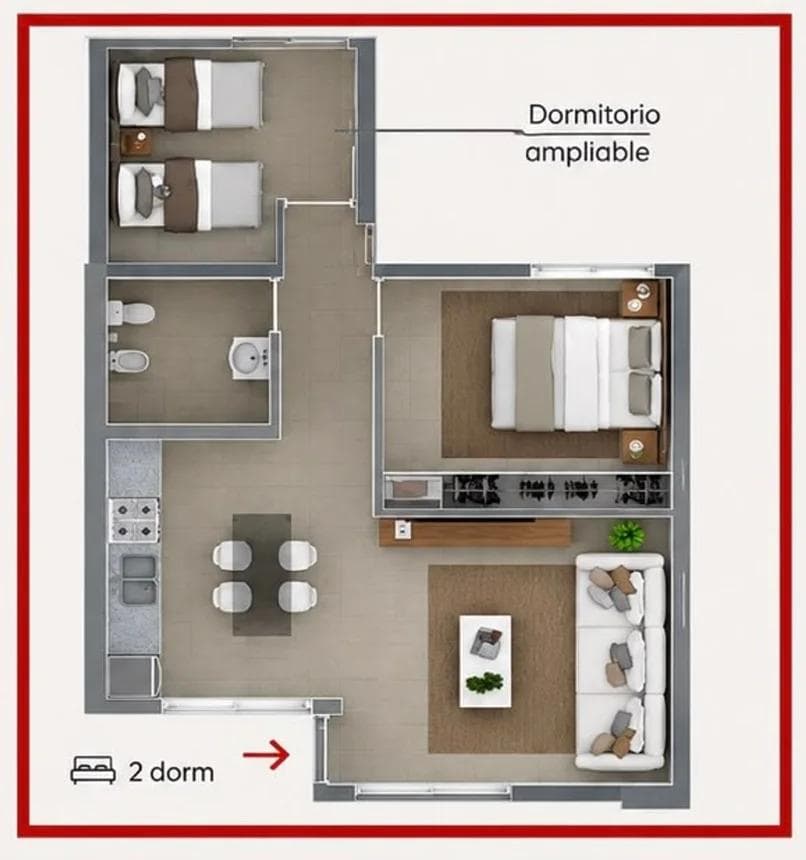 House plans in the Natania 62 neighborhood, Carrodilla, La Puntilla, Luján de Cuyo
