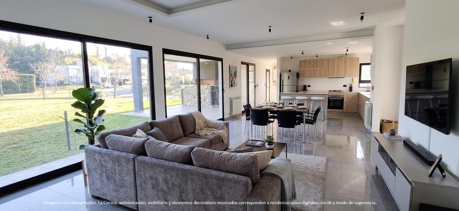 Brand-New Single-Story House for Sale. Corner Lot. El Cazal, Barrio Nautico, Escobar, Northern Zone, Greater Buenos Aires