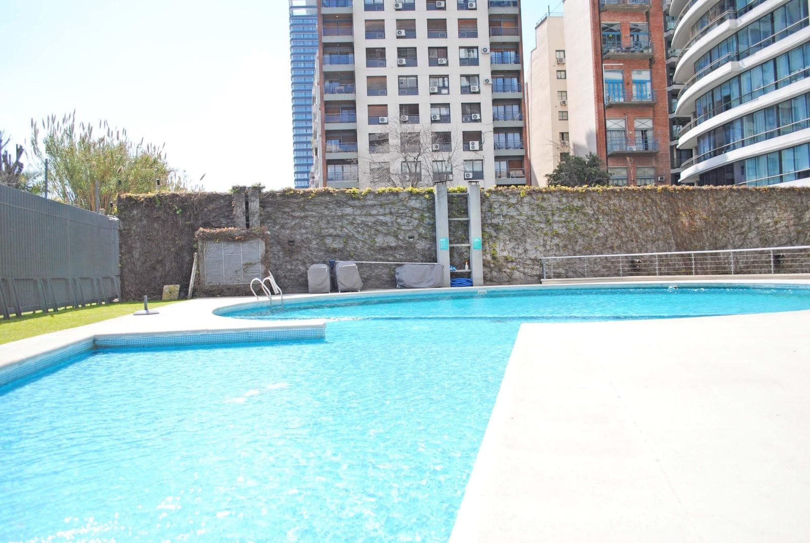 High-rise building - 4-room apartment with a balcony and amenities in Palermo Nuevo - 24-hour security.