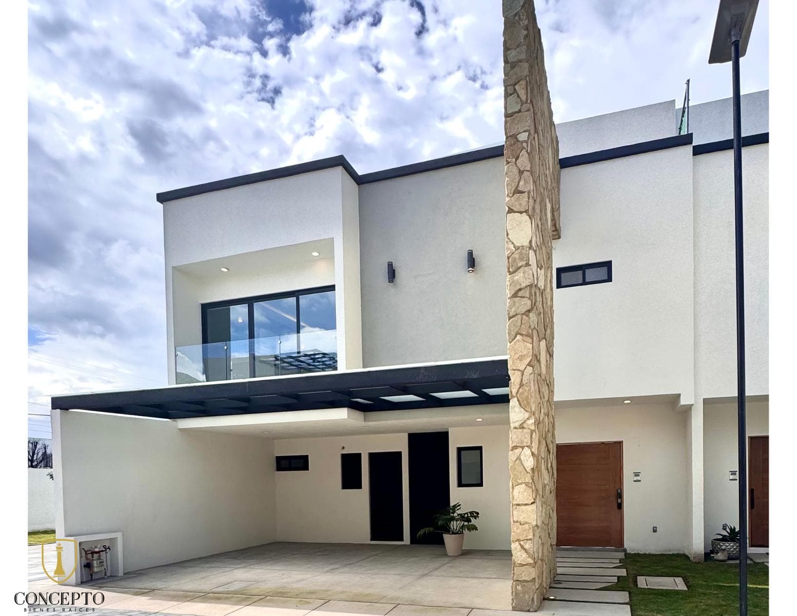Modern House in a Residential Neighborhood