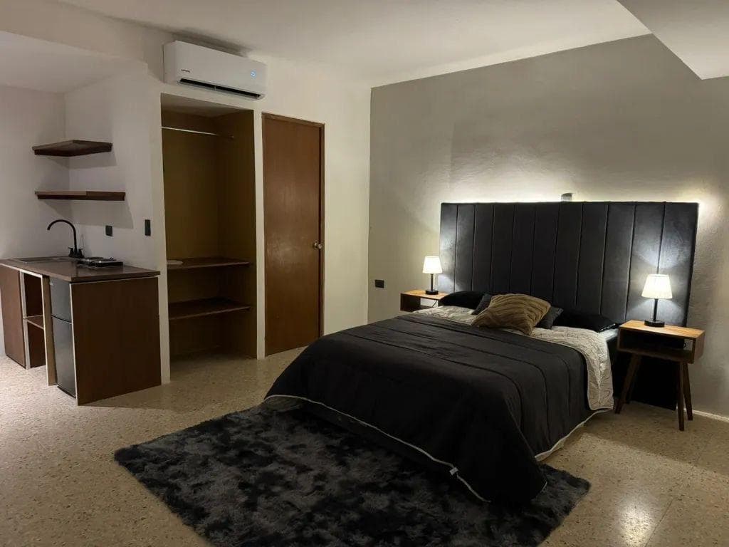 Furnished Studios for Rent Across from the ADO, Av. Tulum, Downtown Cancún