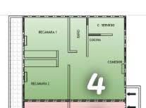 Apartment for sale. 1st floor, Lucio Blanco neighborhood, Madero City
