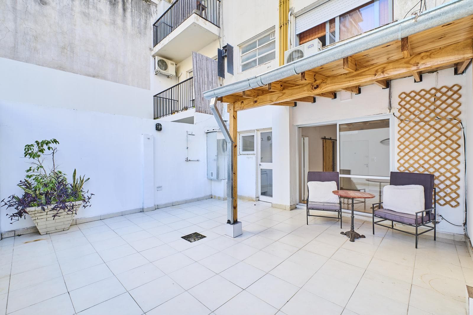 Studio Apartment for Sale with a Large Patio in Recoleta