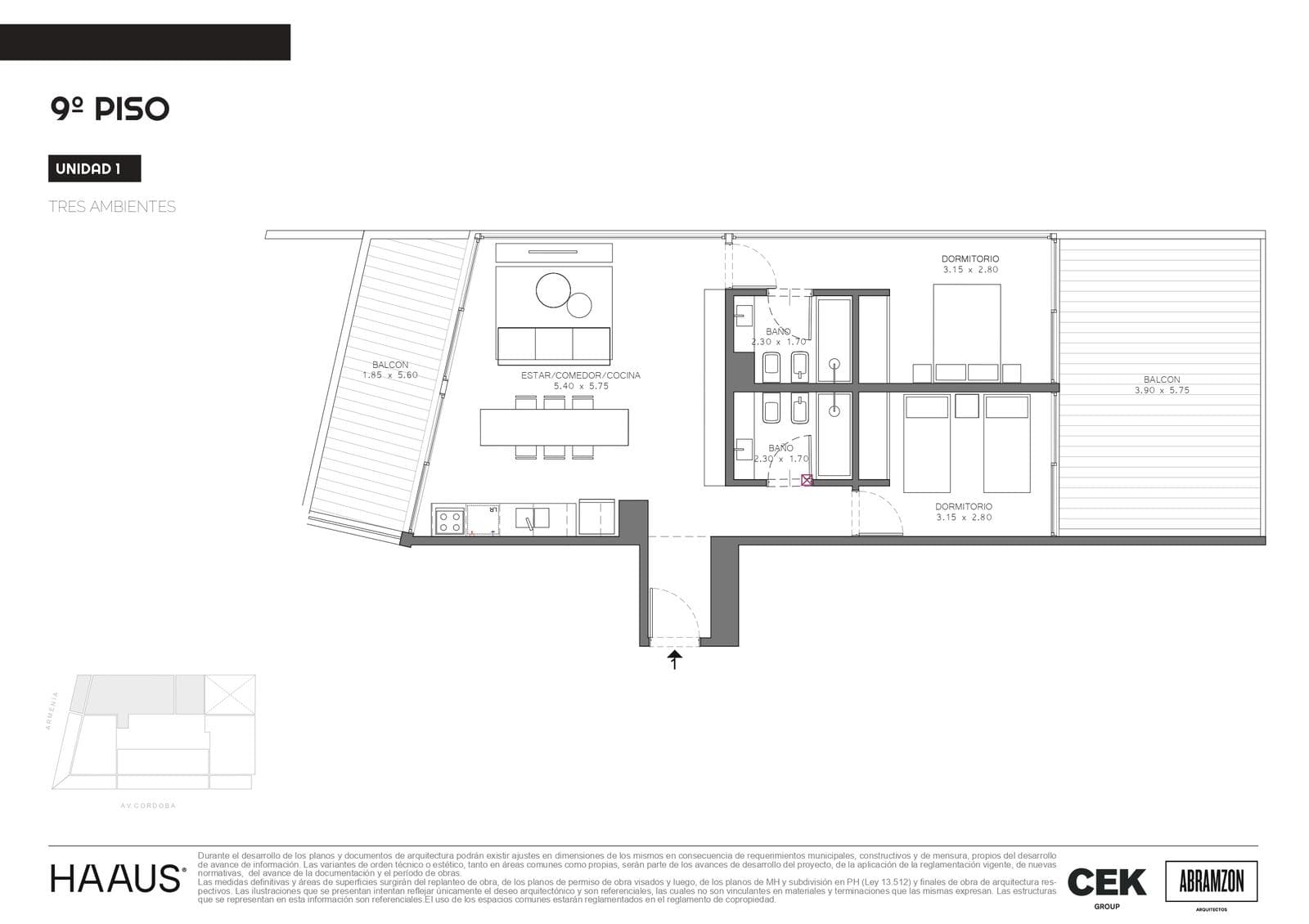 Haaus II: 3-Bedroom Apartment for Sale with Full Amenities in Palermo Soho