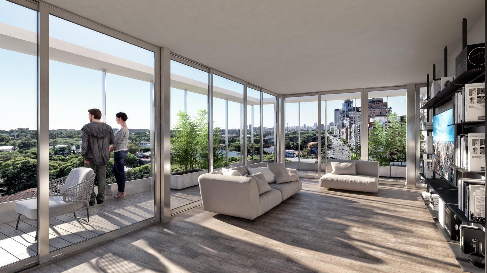 BLACK LIBERTADOR | 4-ROOM CORNER APARTMENT | 10TH FLOOR | RIVER VIEW