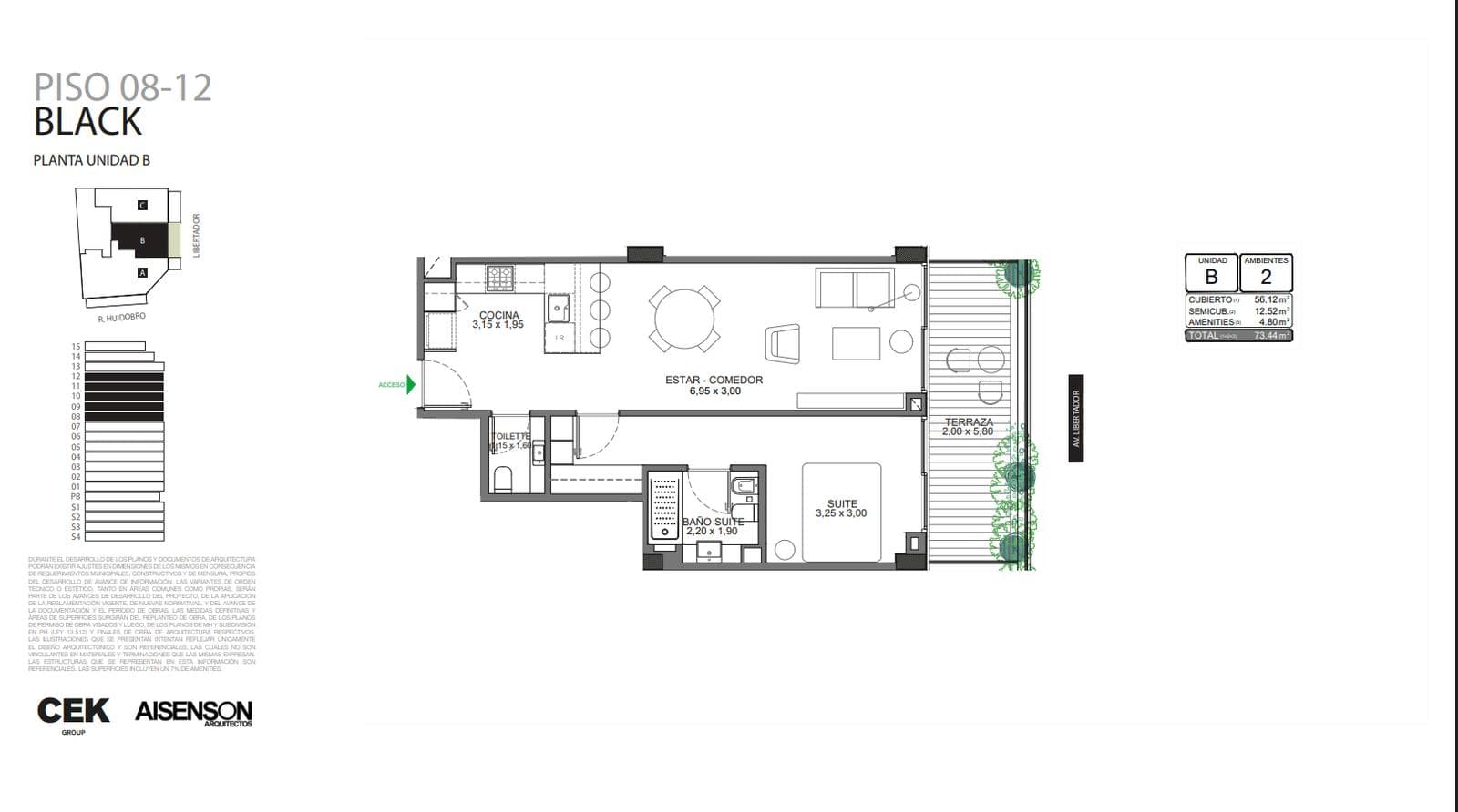 BLACK LIBERTADOR | 2 SUITE-STYLE ROOMS | UPPER FLOOR | TERRACE