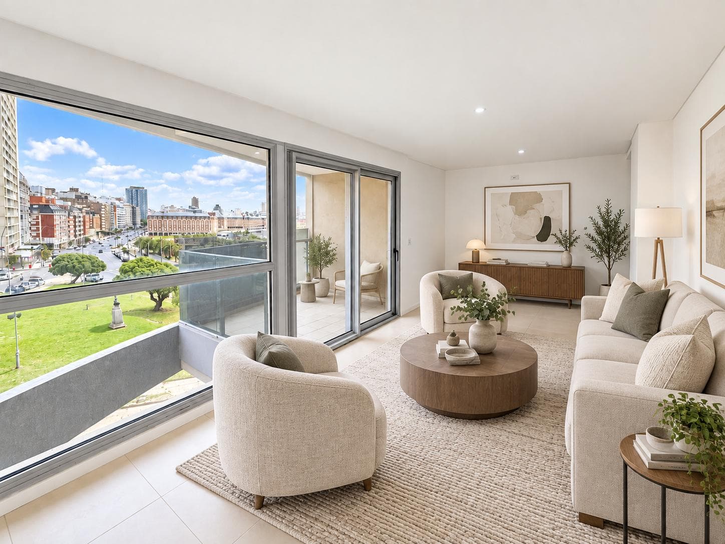 Exclusive 3-Room Apartment with Views of the Ocean and the Casino