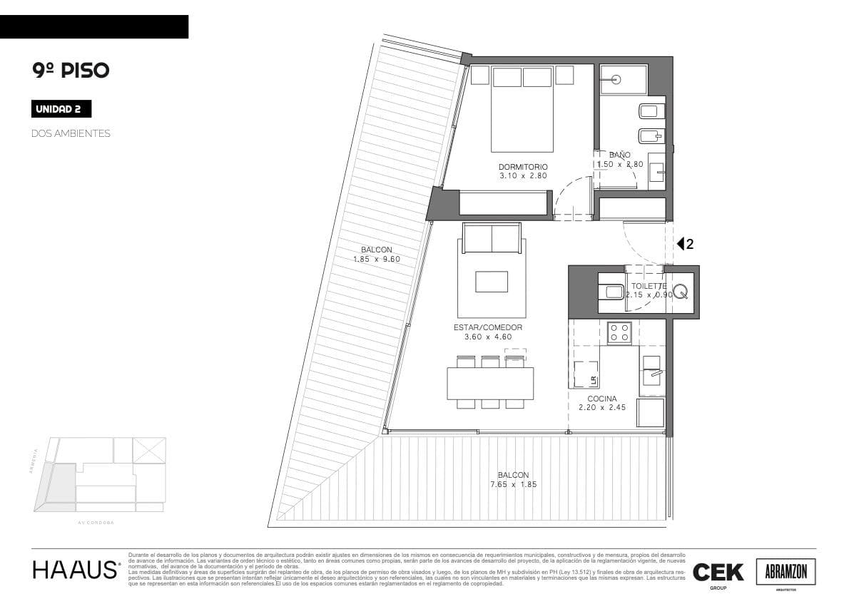 Haaus II: 2-Bedroom Apartment for Sale with Full Amenities in Palermo Soho