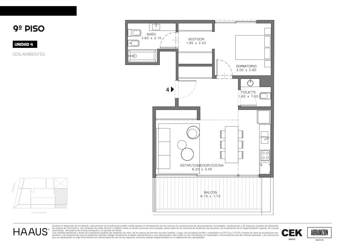 Haaus II: 2-Bedroom Apartment for Sale with Full Amenities in Palermo Soho