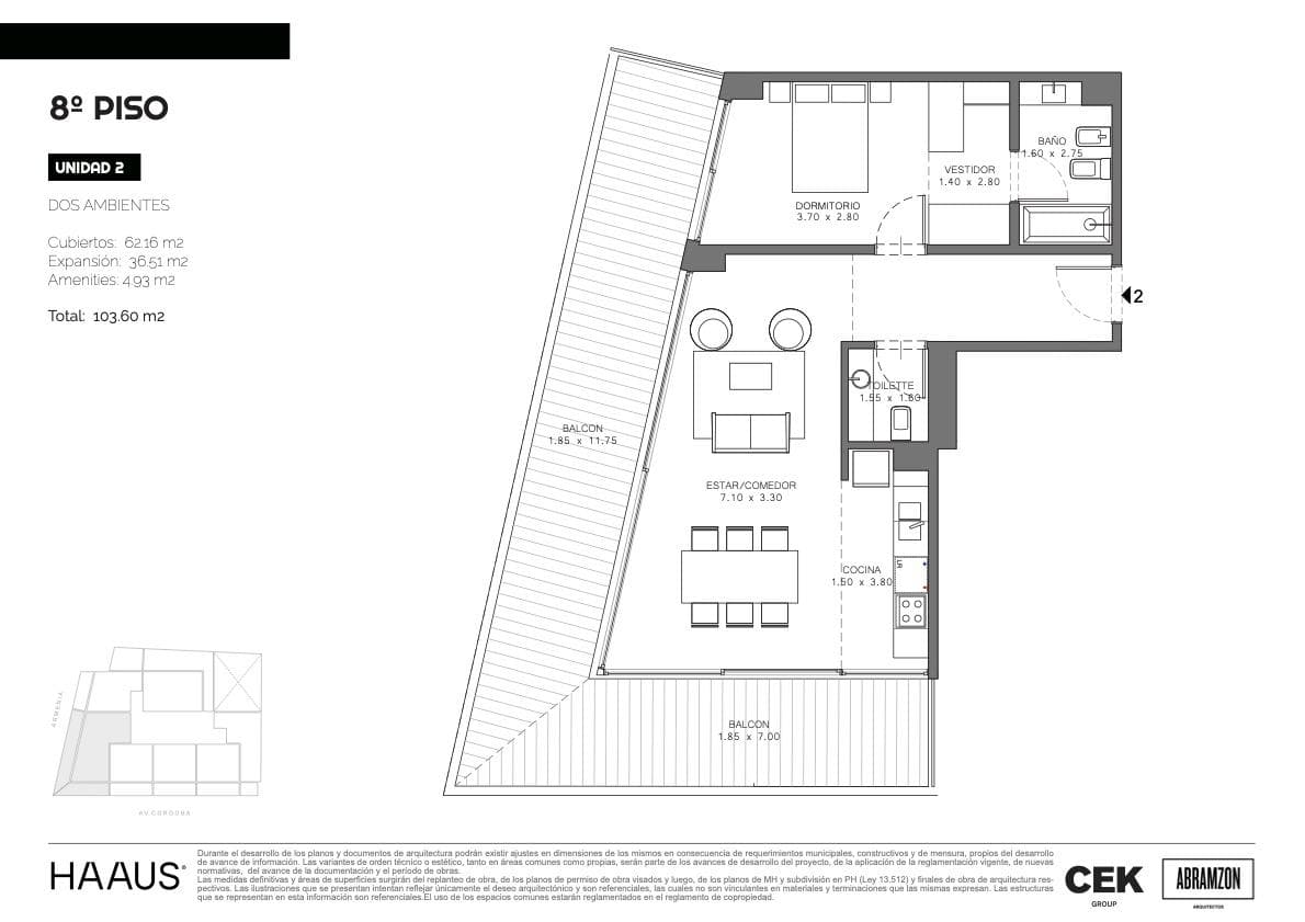 Haaus II: 2-Bedroom Apartment for Sale with Full Amenities in Palermo Soho