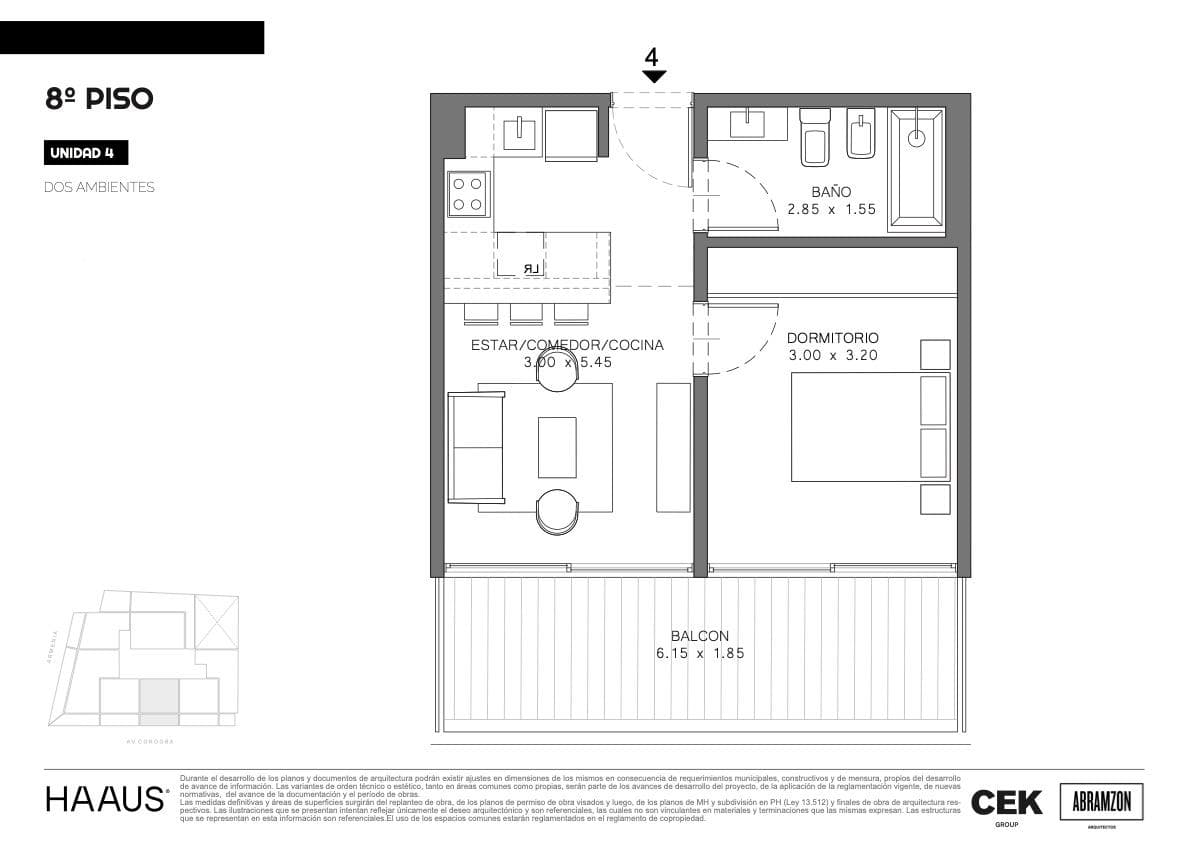 Haaus II: 2-Bedroom Apartment for Sale with Full Amenities in Palermo Soho