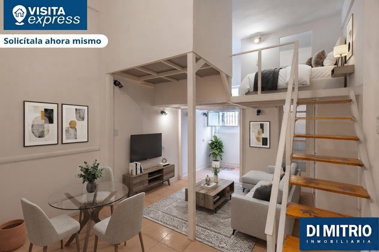 San Telmo Studio Apartment with a Mezzanine