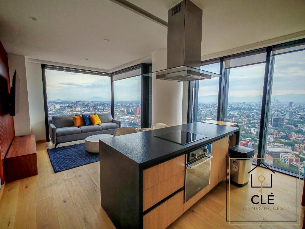 University Tower, Col. Juárez. Furnished and fully equipped, brand-new. IN A PRIME LOCATION.