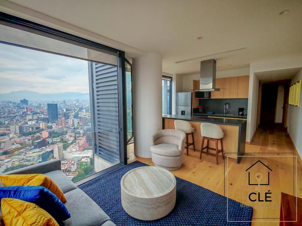 University Tower, Col. Juárez. Furnished and fully equipped, brand-new. IN A PRIME LOCATION.