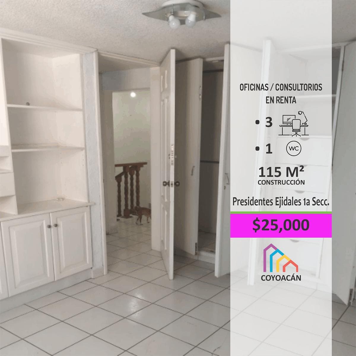 OFFICE/CLINIC RENTALS IN COAPA