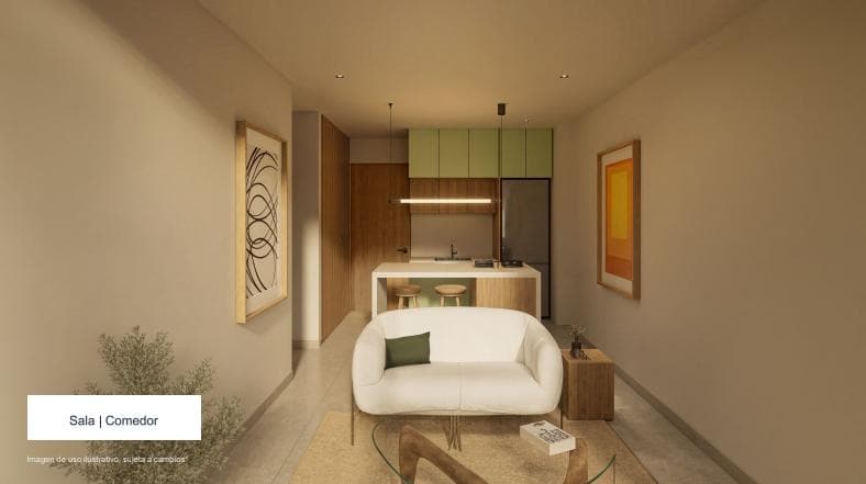Apartment for sale in Insurgentes Sur, with a gym, rooftop garden, security, pool, and more