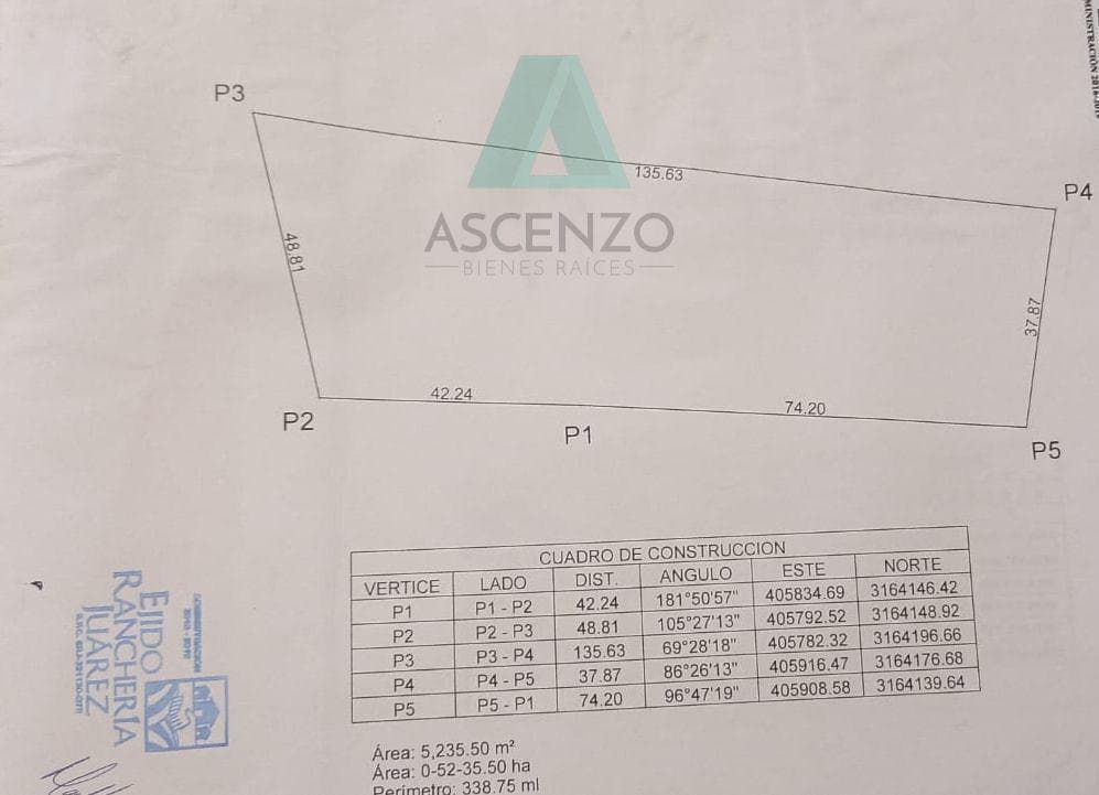 Opportunity!! Land for Sale on the Lombardo Toledano Beltway, Ancer