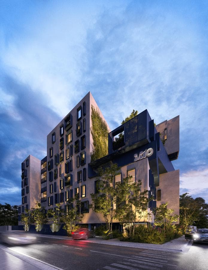 Two-bedroom apartment in Montebello, Mérida, Yucatán.