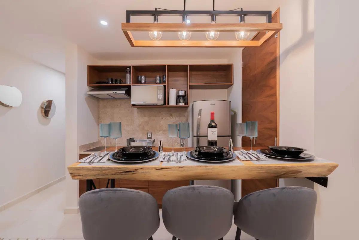 APARTMENT FOR SALE IN TULUM IN AN ECO-FRIENDLY DEVELOPMENT WITH A POOL