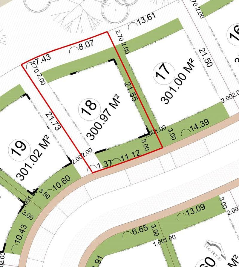 Land for Sale, 301 m² Buildable Area in Mayakoba, Country Club, Playa del Carmen