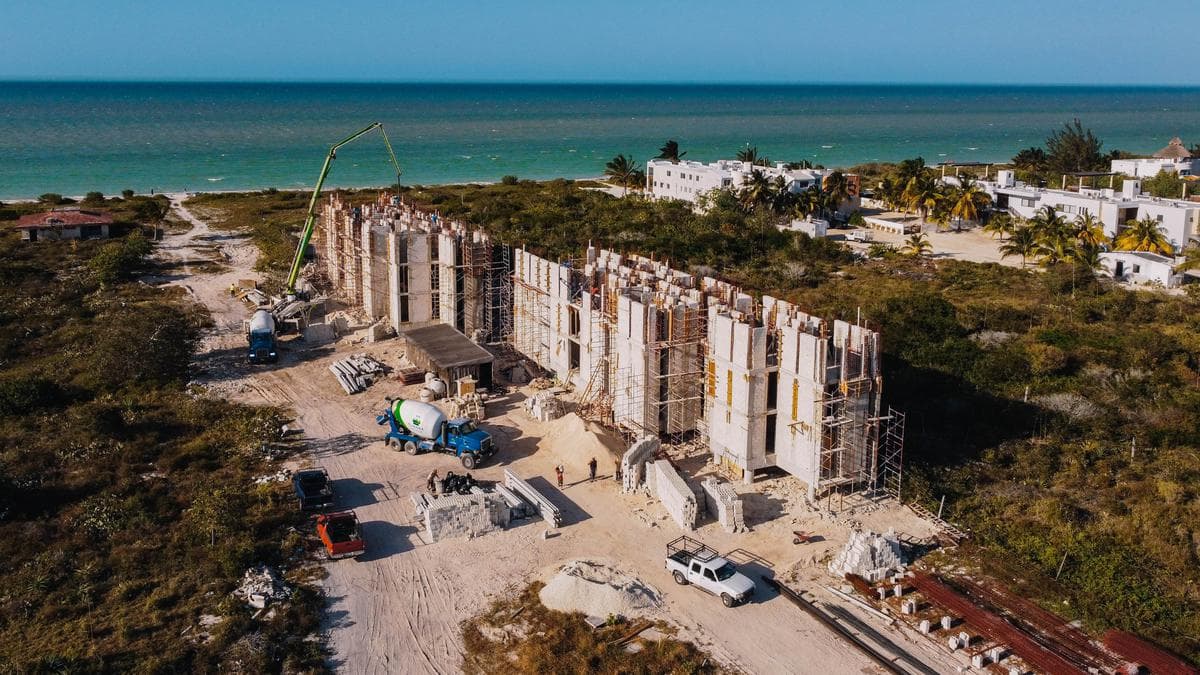 Apartment for Sale on the Beach in San Bruno, Mérida, Yucatán