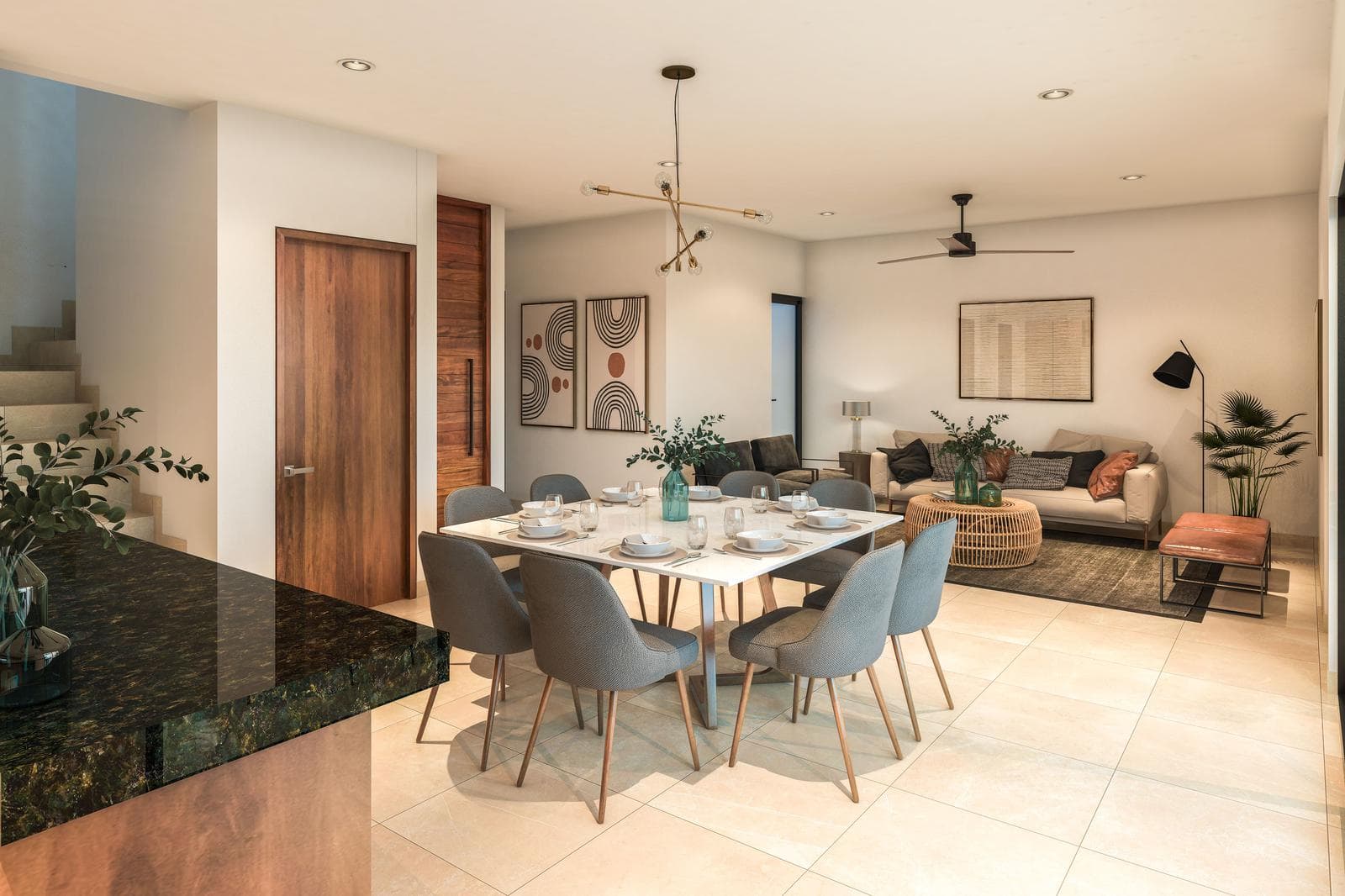 Single-Story House in the ALDORIA Mod. Aurea Private Community