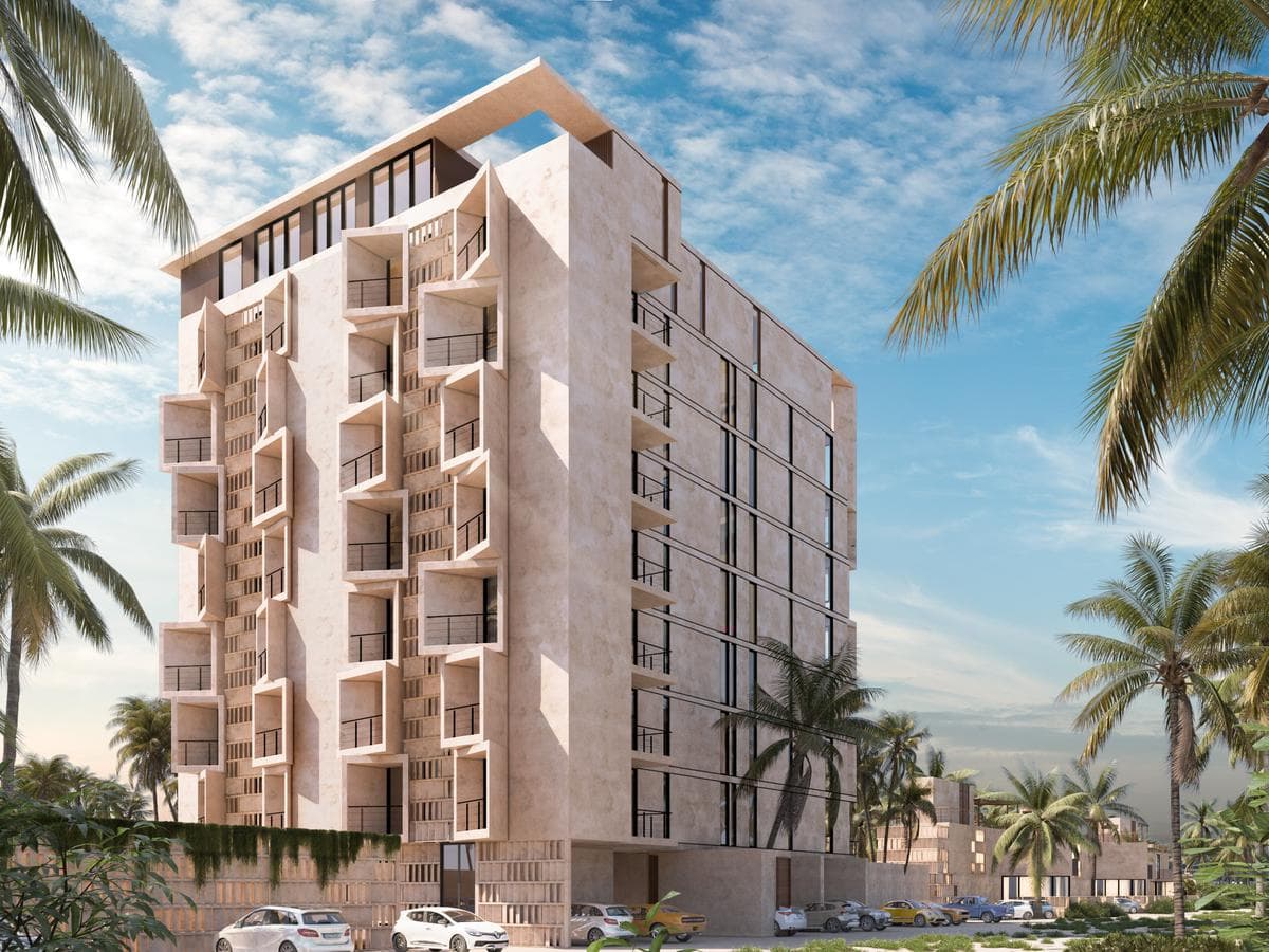Beachfront apartment for sale in Mérida, Yucatán, in Telchac.