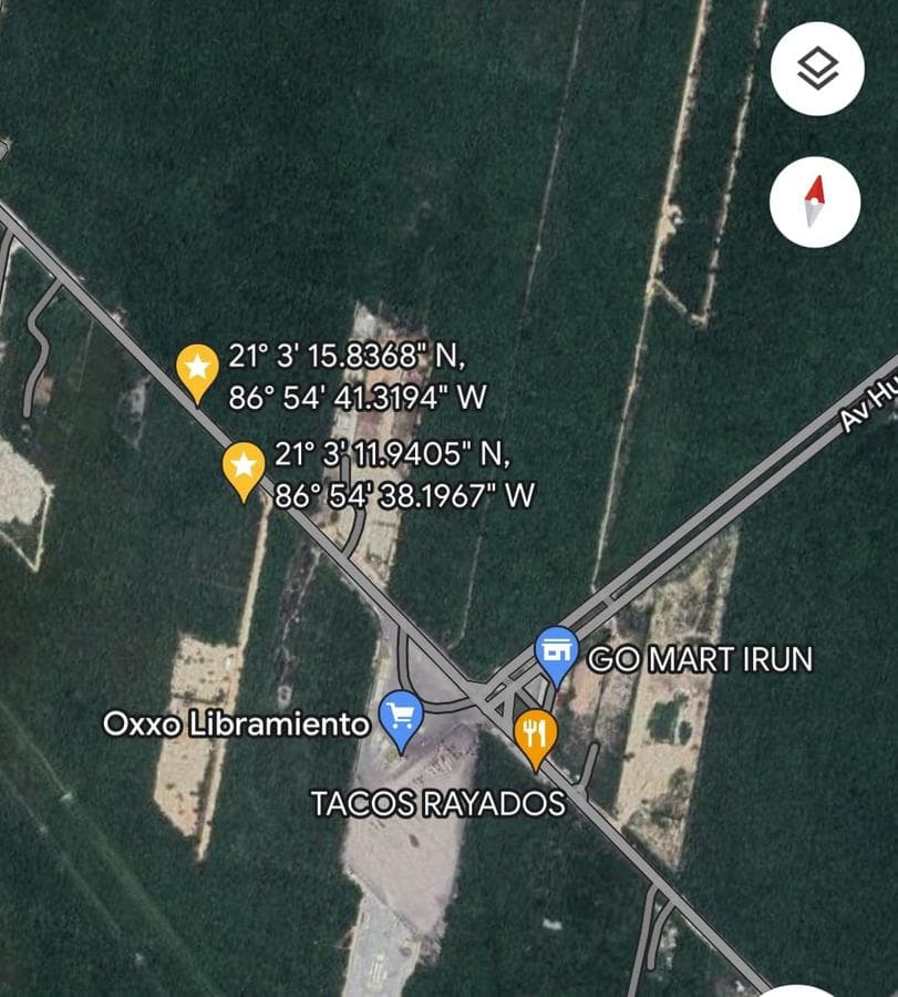 LAND FOR RENT IN CANCÚN AT THE END OF HUAYACÁN ON THE CANCÚN–MÉRIDA HIGHWAY