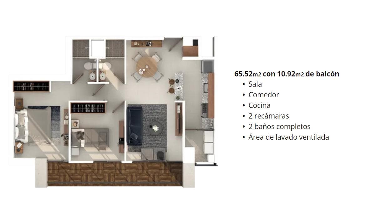 Apartments for SALE in Azcapotzalco, Mexico City.