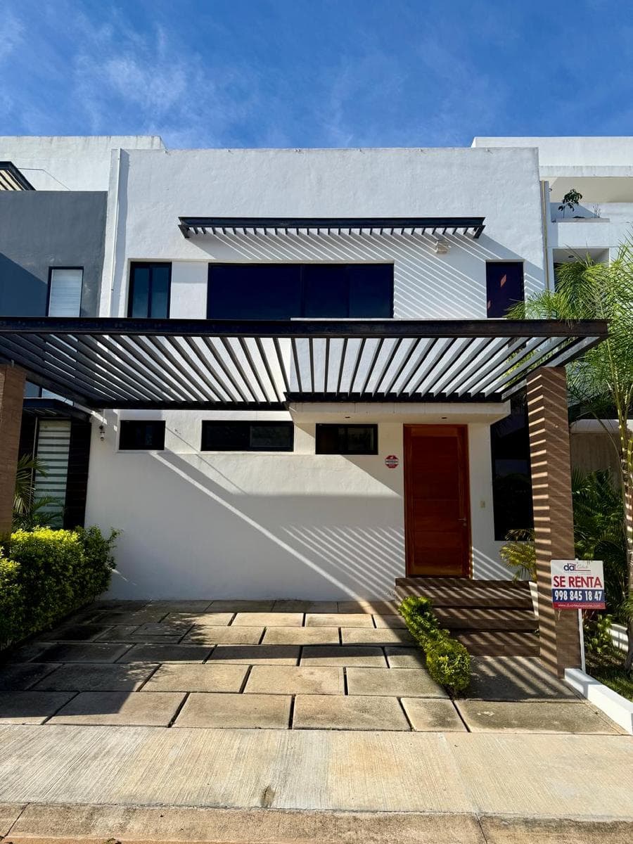 HOUSE FOR RENT IN CANCUN, RESIDENCIAL RIO