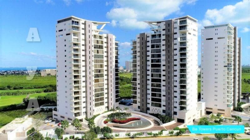 Apartment for Sale, 4 Bedrooms, 17th Floor, Be Towers, Bonampak Ave., Puerto Cancún