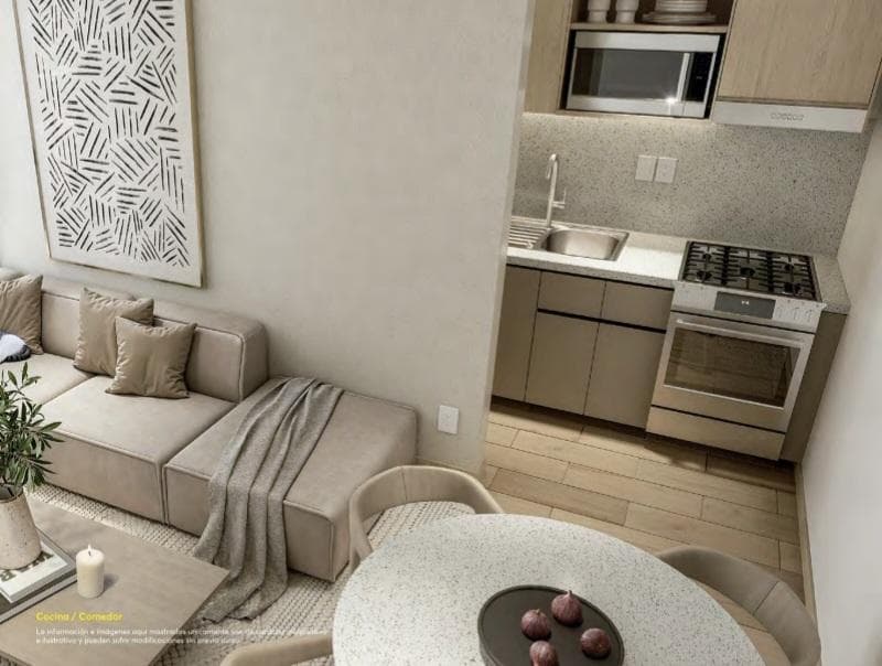 APARTMENTS $3,200,000, Tránsito Neighborhood, Cuauhtémoc District, 2- and 3-bedroom units.