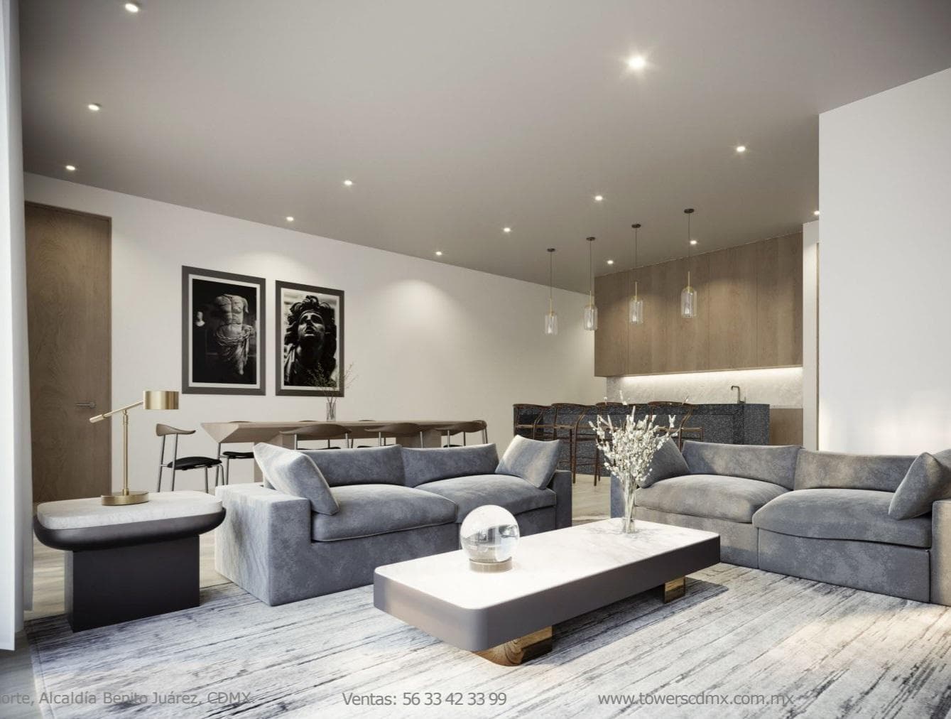 APARTMENTS IN COL DEL VALLE NORTE STARTING AT $9,741,570 NEAR LA MORENA AND XOLA. BENITO JUÁREZ DISTRICT.