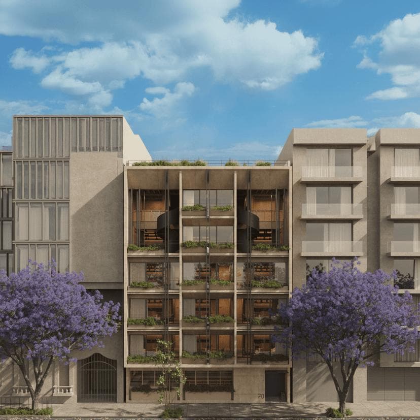 APARTMENTS FOR PRE-SALE STARTING AT $3,705,167 IN ROMA NORTE NEIGHBORHOOD, CUAUHTÉMOC DISTRICT.