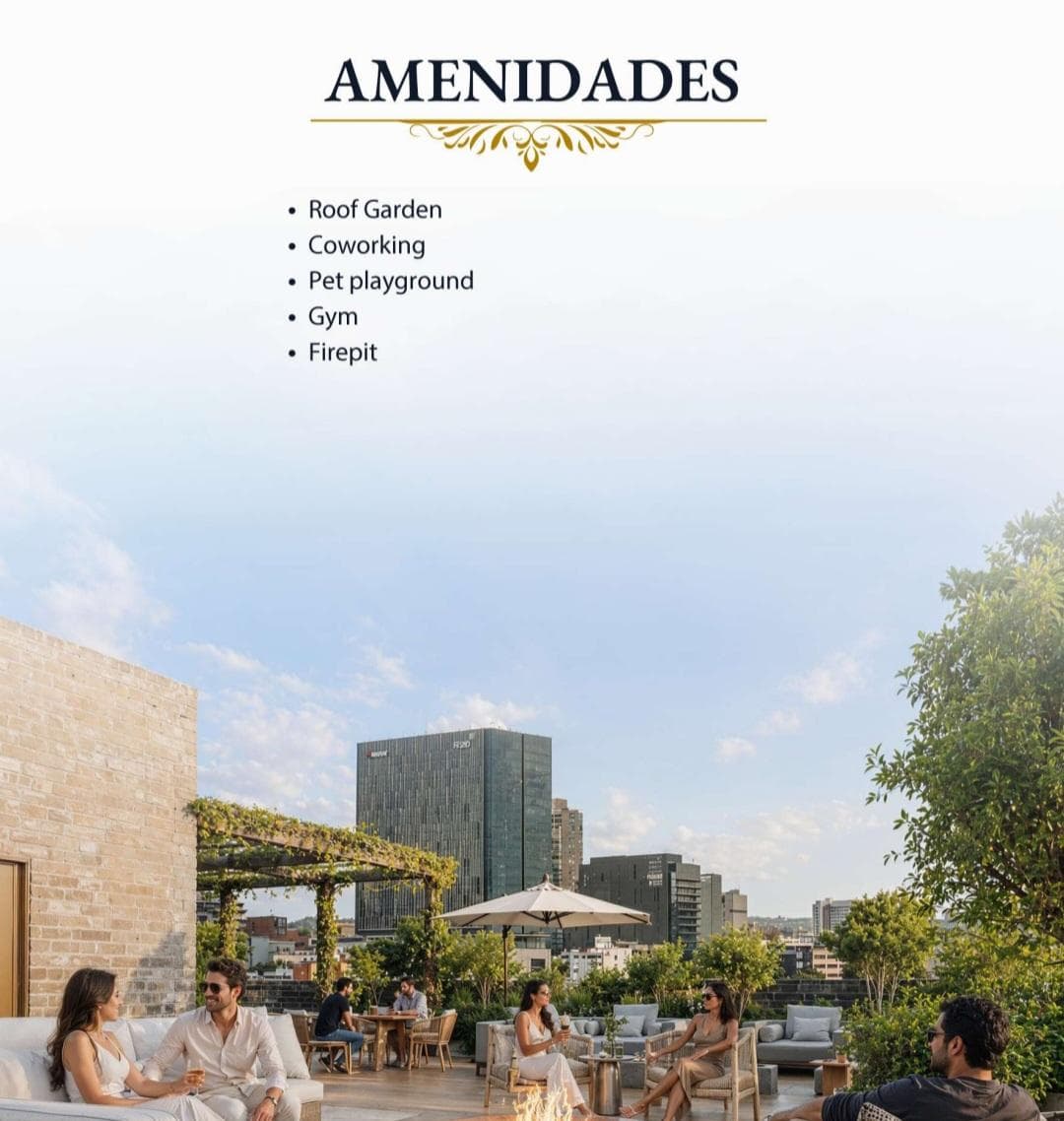 APARTMENTS FOR PRE-SALE STARTING AT $3,082,315 IN INSURGENTES SUR. NEAR MITIKAH. 2 BEDROOMS. ÁLVARO OBREGÓN.