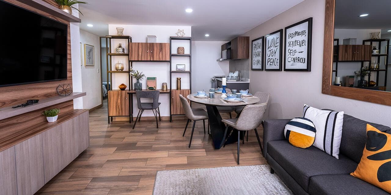 3-ROOM APARTMENTS IN THE OBRERO POPULAR NEIGHBORHOOD STARTING AT $3,610,495 ON AV. CAMARONES, AZCAPOTZALCO DISTRICT.