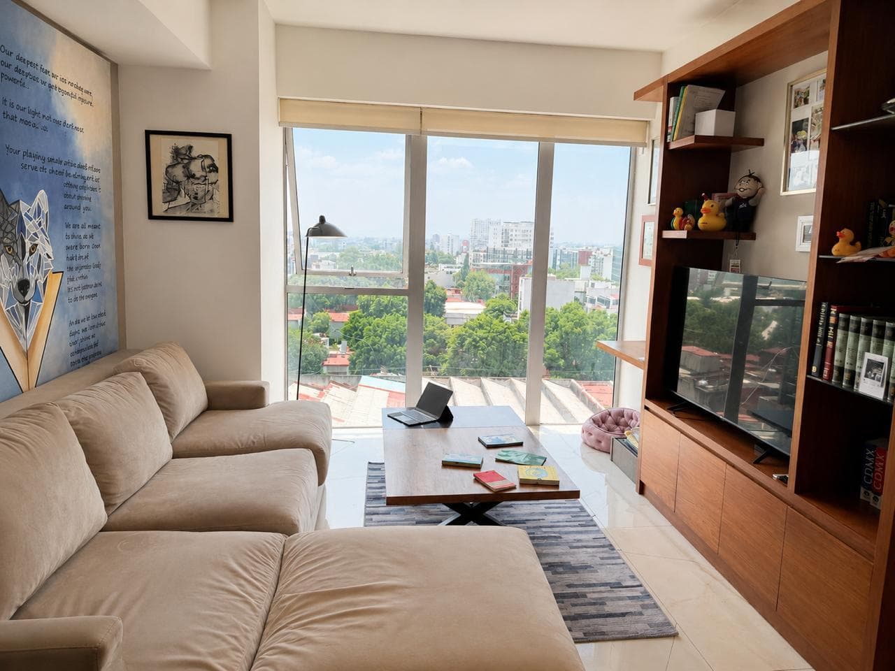 APARTMENT FOR RENT: $46,000 CITY TOWER BLACK. STA. CRUZ ATOYAC. BENITO JUÁREZ.