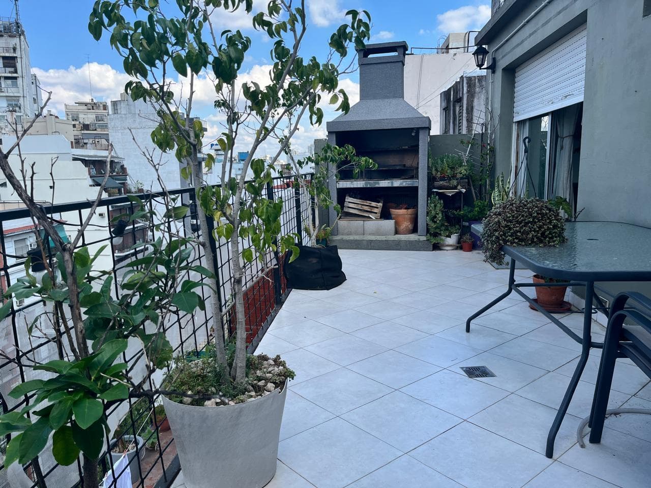 Terraced balcony | Grill | 2 bedrooms | Unobstructed view