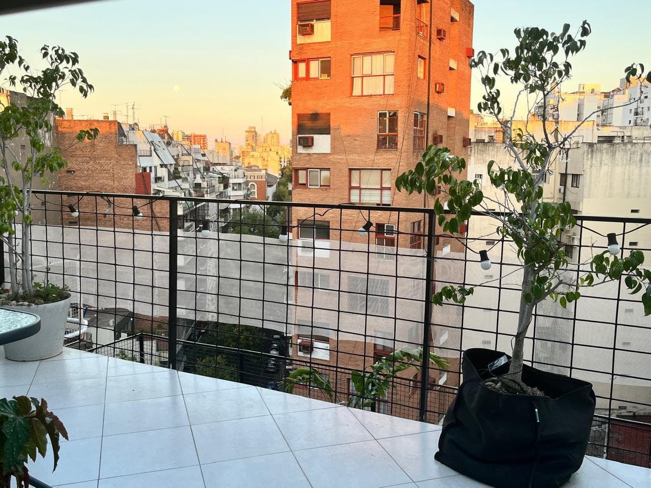 Terraced balcony | Grill | 2 bedrooms | Unobstructed view