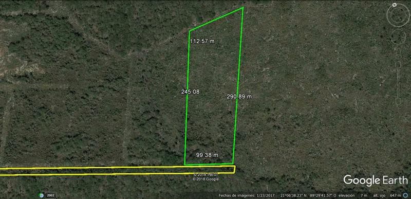 2.6-hectare Lot for Sale North of Mérida - Conkal