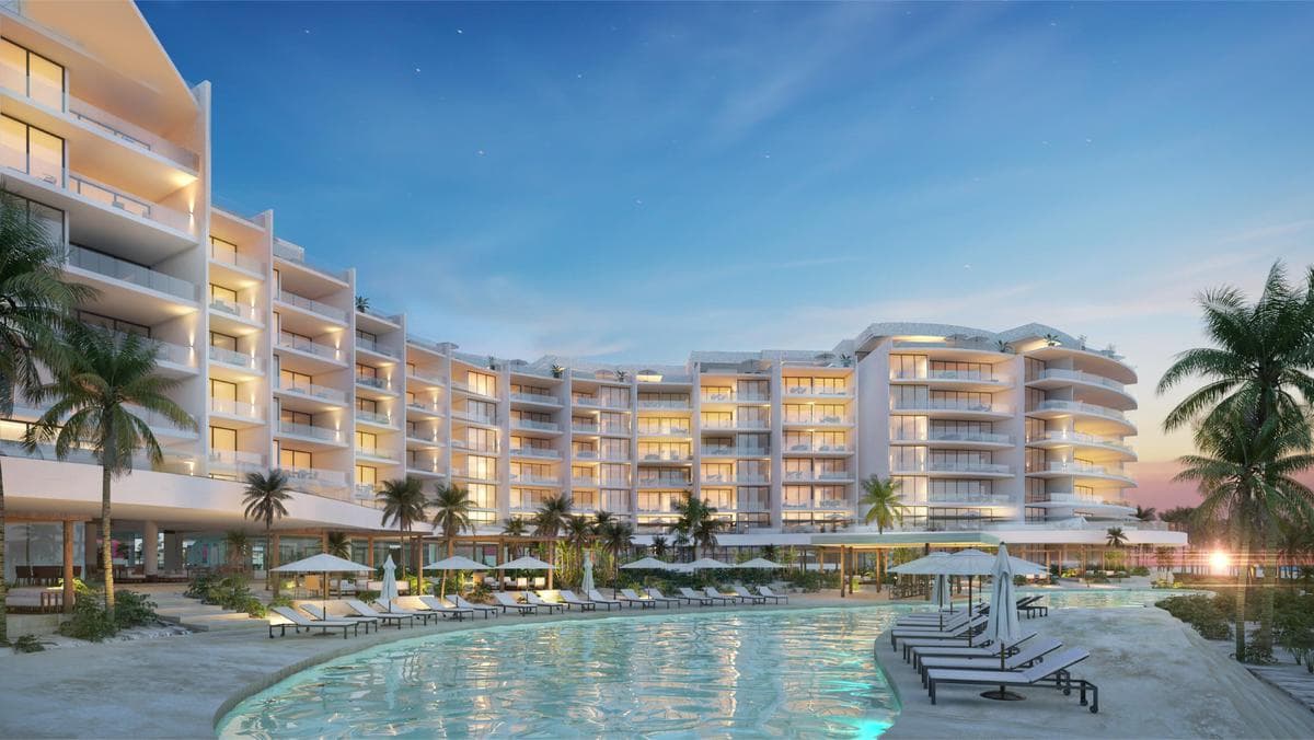 Apartment for sale on the beach in Mérida, Yucatán; 5 bedrooms; oceanfront.