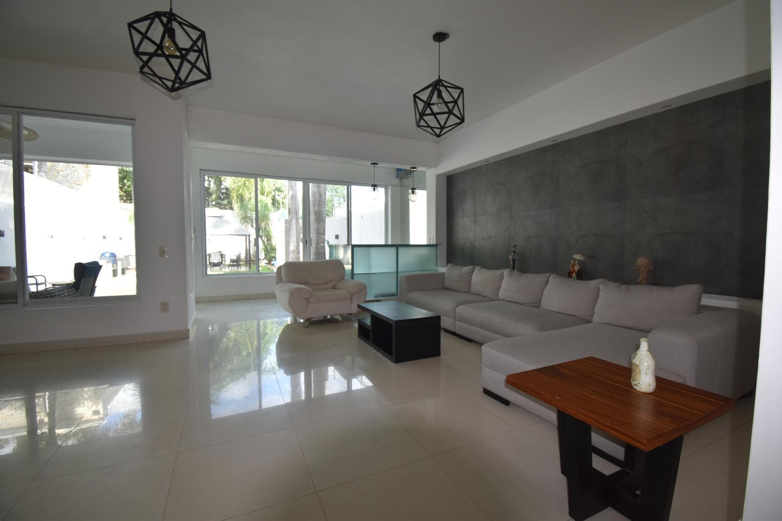 Furnished home with 18 solar panels