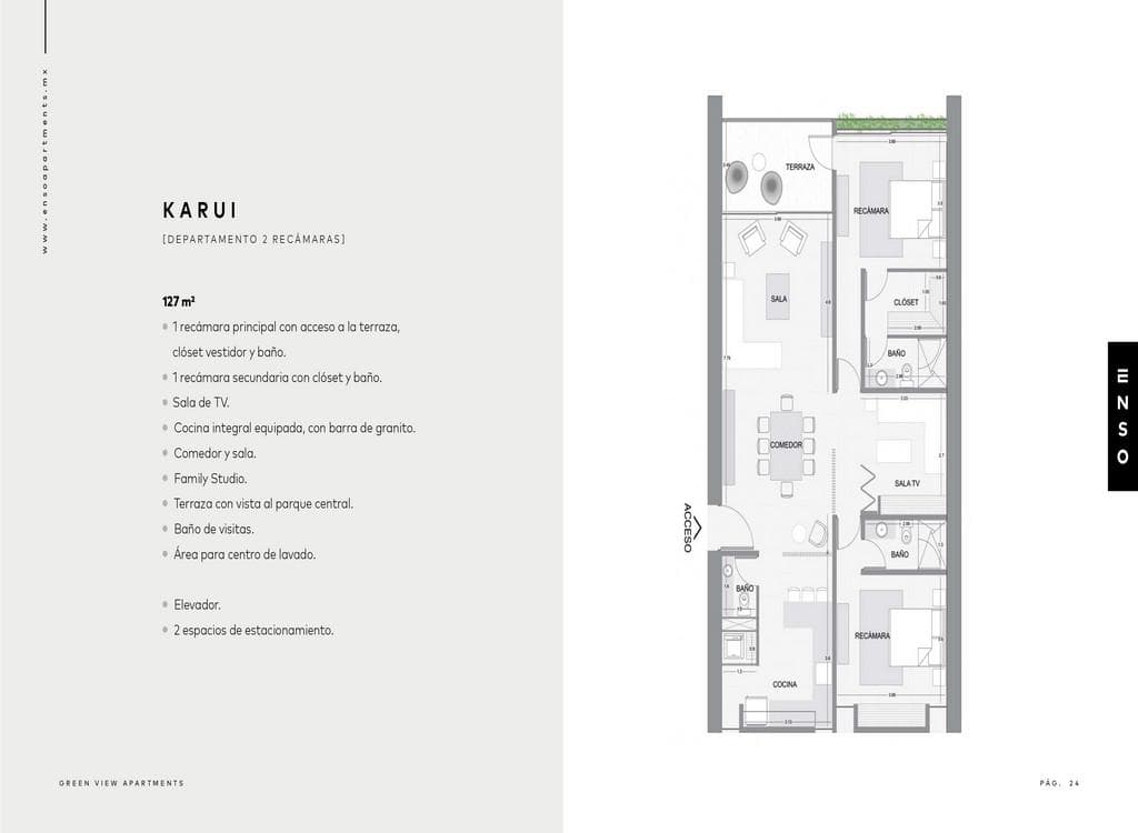 Apartment for Sale, a few minutes from Plaza City Center, Montebello, Mérida, Yucatán