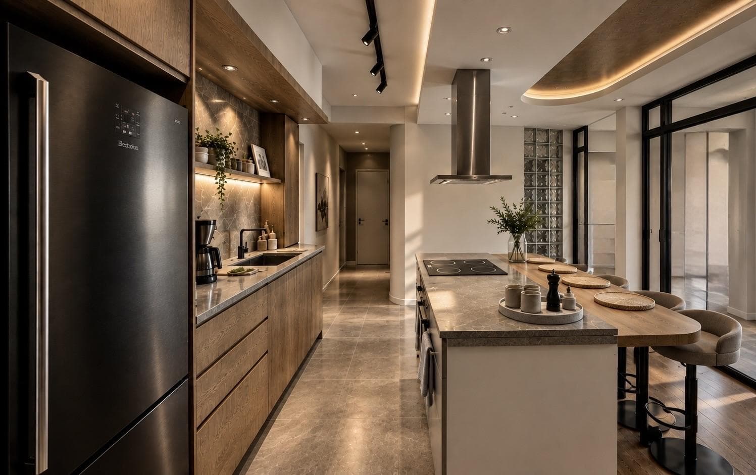 3-Bedroom Apartment with Patio in the Downtown Area