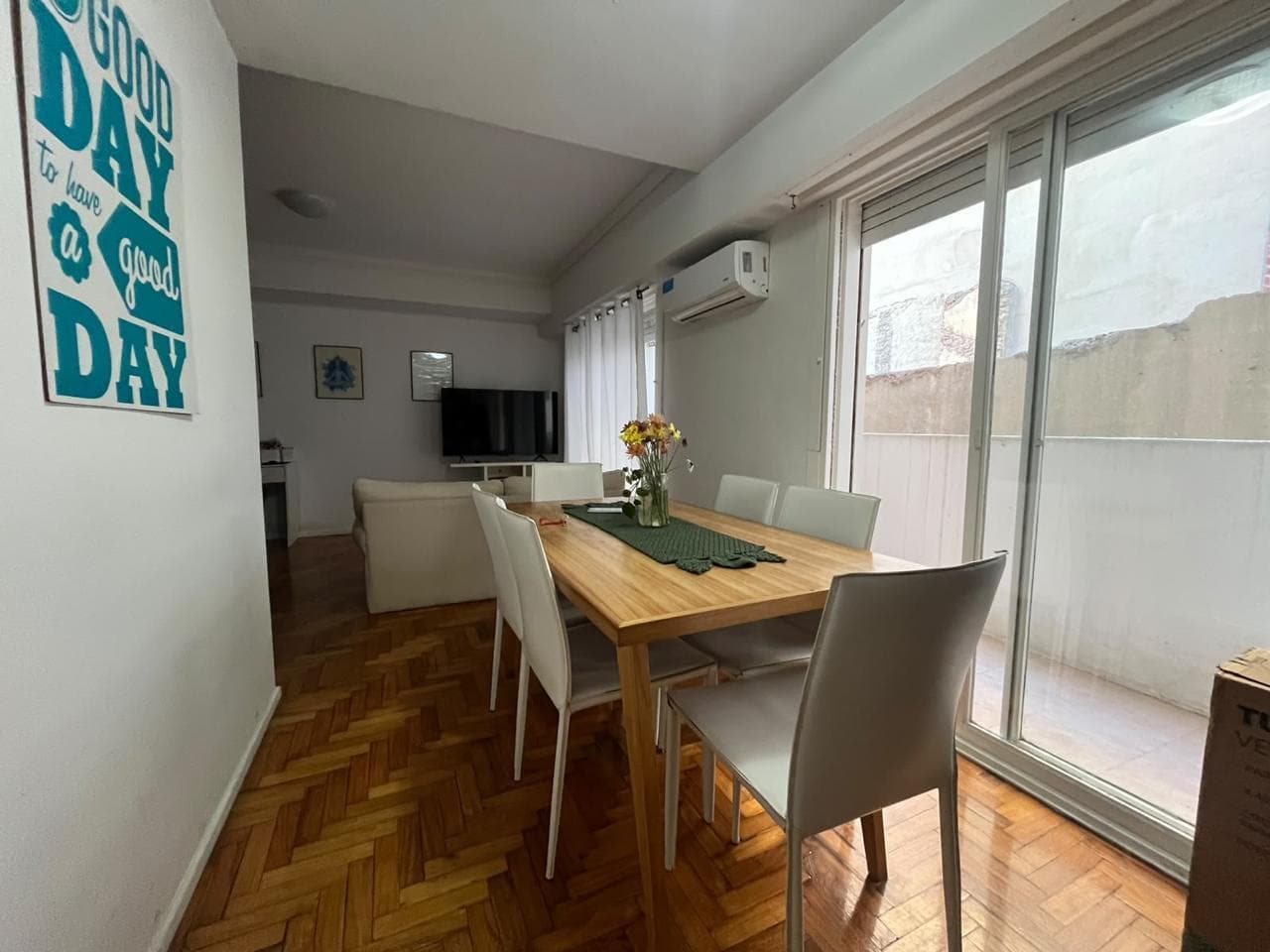 TWO-ROOM APARTMENT FOR RENT - PALERMO - LARGE BALCONY - OPEN-CONCEPT LAYOUT - BRIGHT