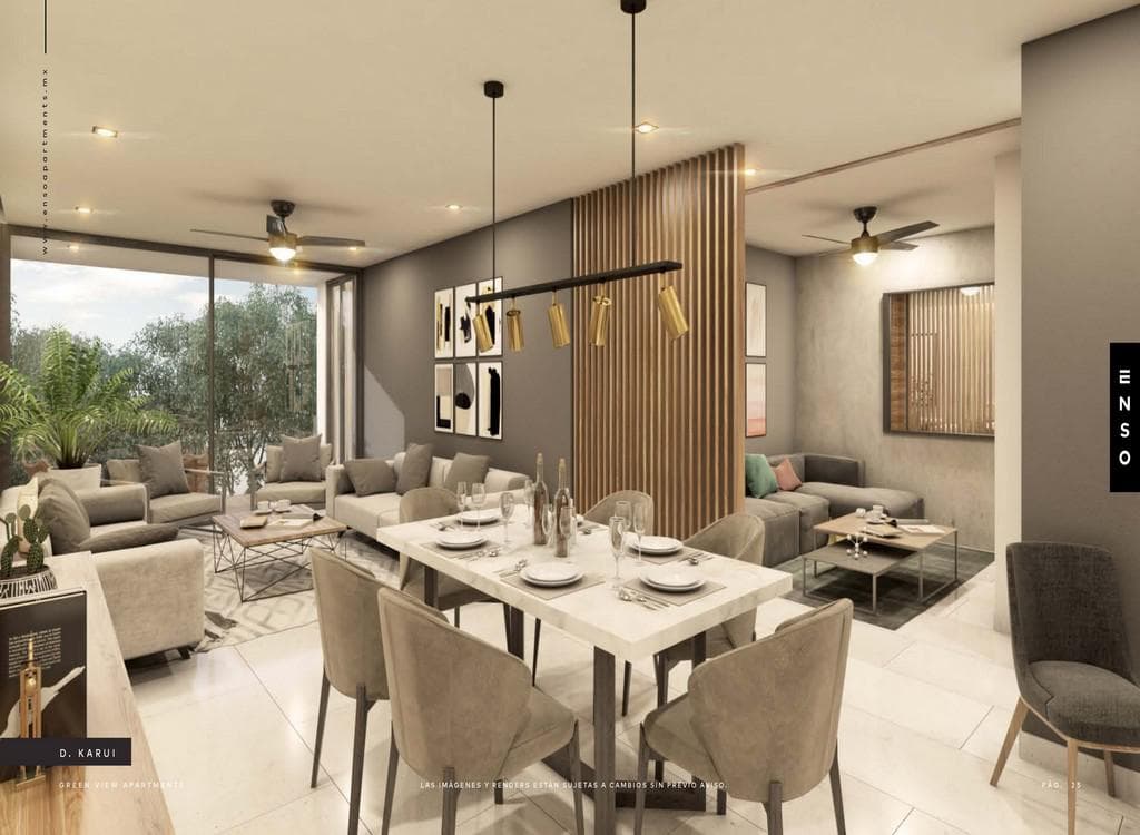 Apartment for Sale, a few minutes from Plaza City Center, Montebello, Mérida, Yucatán