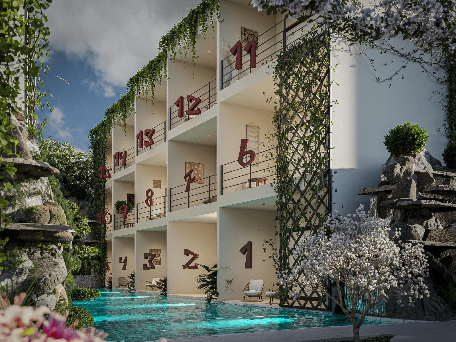 50-SQUARE-METER APARTMENT IN TULUM, 8 MINUTES FROM THE BEACH